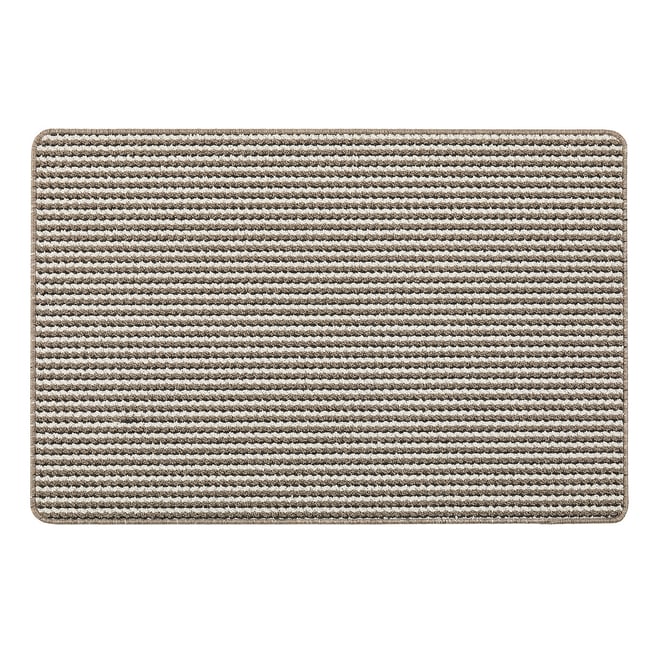 My Stain Resistant Twist Stripe Runner Mat, natural, MY MAT
