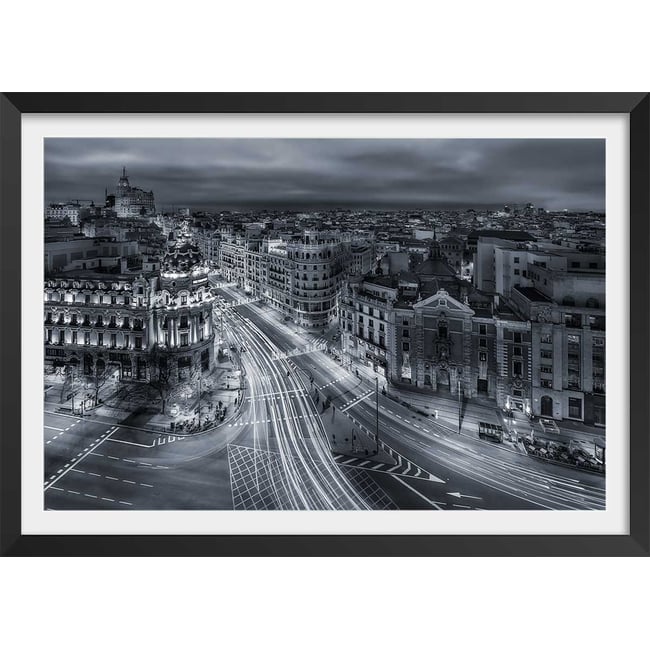 Affiche madrid city lights - HEXOA