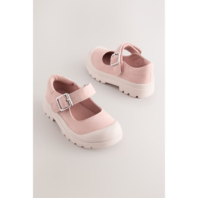 Chaussures babies à semelle épaisse rose <span itemprop=