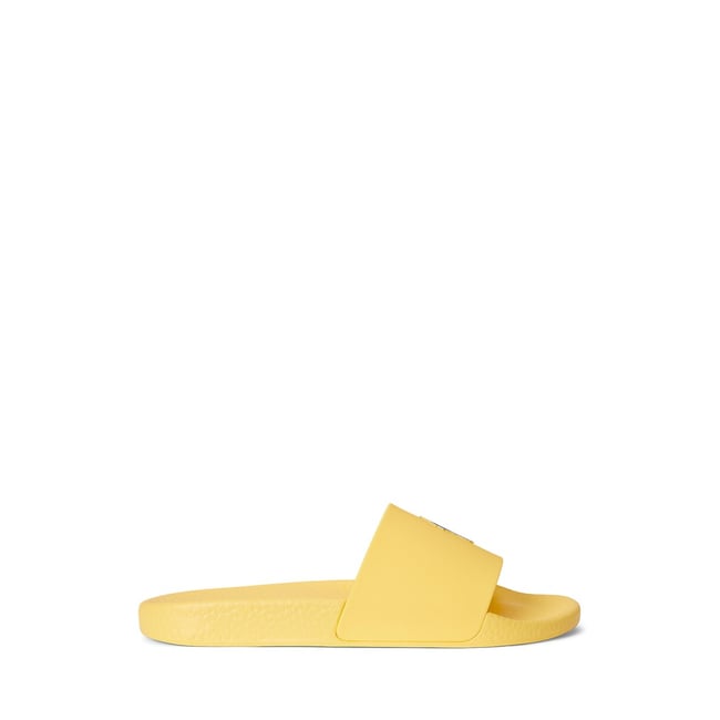 The Polo Slide Sliders, yellow, POLO RALPH LAUREN