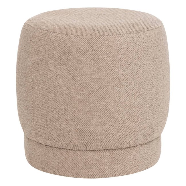 Pouf Pieghevole ATMOSPHERA Jaiko – Esagonale, In Bouclette Avorio – 40x38x46 Cm – Con Copertura Removibile
