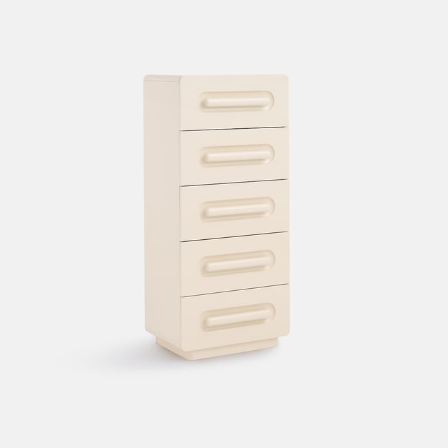 Newcool 5-Drawer Chest of Drawers, ivory, LA REDOUTE INTERIEURS