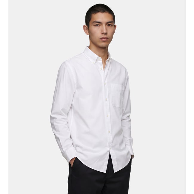 Chemise sixford droite en coton - GALERIES LAFAYETTE