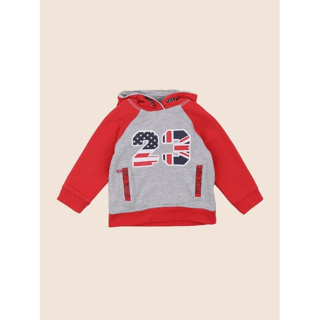 Sweat - Très bon état gris, rouge <span itemprop=
