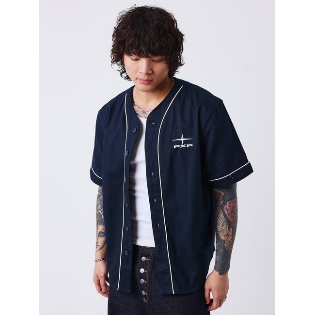 Chemise style baseball avec logo au dos - PROJECT X
