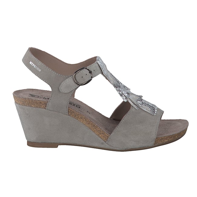 Sandales en cuir JENNY gris 5122 <span itemprop=