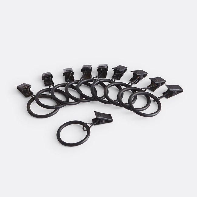 10er-Pack Gardinenringe ONEGA, Durchmesser 36 mm - LA REDOUTE INTERIEURS