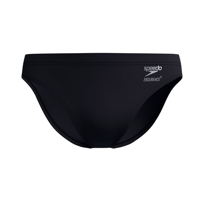 Slip de bain motif/style uni noir <span itemprop=