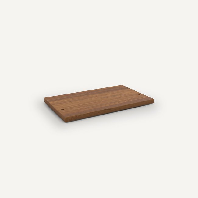 Étagère support penderie L60 cm, Johanez noyer <span itemprop=
