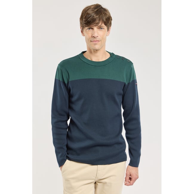 Pull marin bicolore - coton - ARMOR-LUX