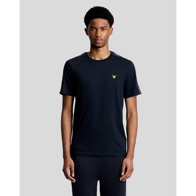 T-shirt Sports jacquard bleu foncé marine <span itemprop=