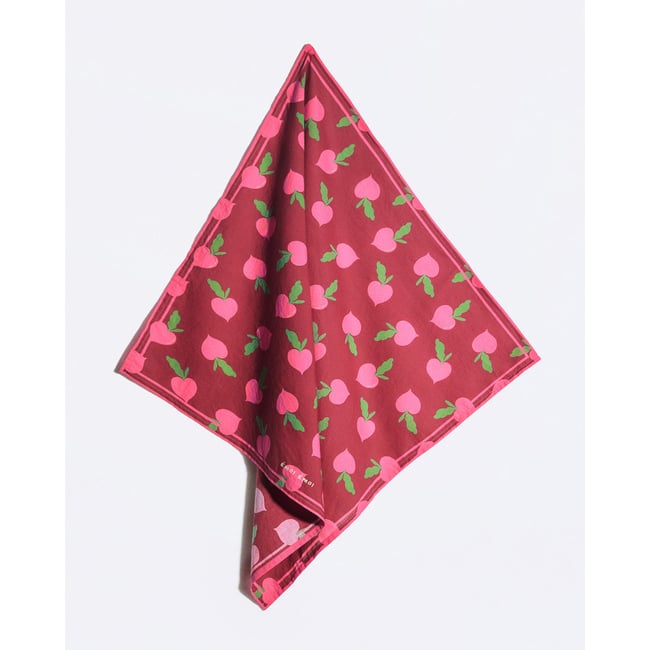 Bandana Radis love rouge bordeaux <span itemprop=