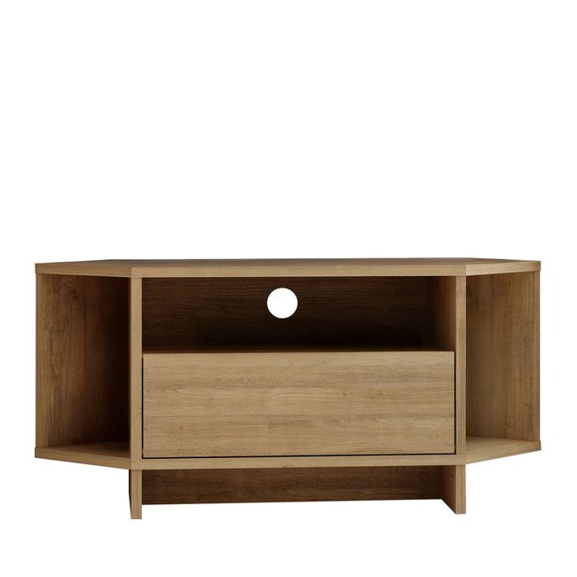 Meuble TV d'angle 1 porte en bois L95,7cm- CANO - DRAWER