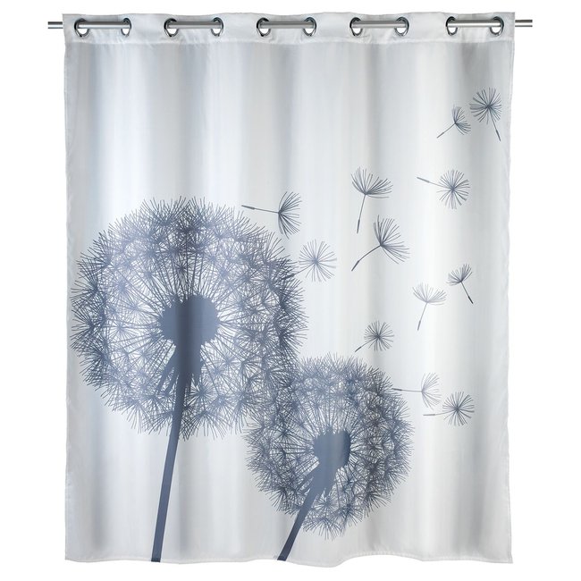 Rideau De Douche Anti-moisissure Astera - Polyester gris <span itemprop=