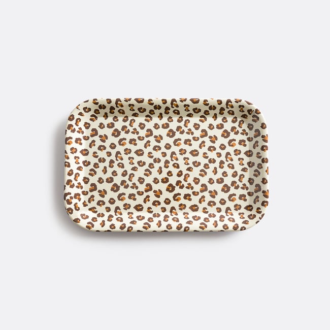 Taca Azhar Leopard Print w rozmiarze S z nadrukiem w panterkę LA REDOUTE INTERIEURS
