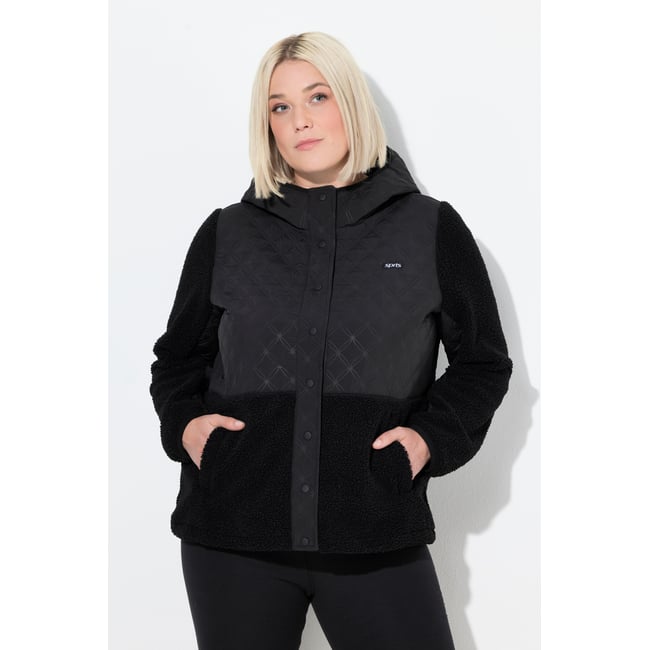 Veste en polaire matelassée à capuche - ULLA POPKEN