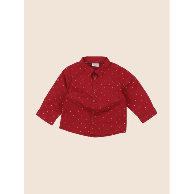 Chemise - Très bon état rouge <span itemprop=