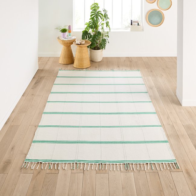 Tapete em 58% algodão reciclado, Ravelo multicolor <span itemprop=