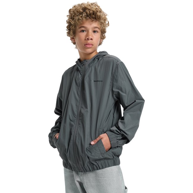 Veste coupe-vent imperméable SENTINEL. noir magnet <span itemprop=