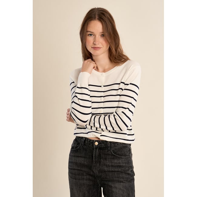 Gilet boutonné v002227 <span itemprop=