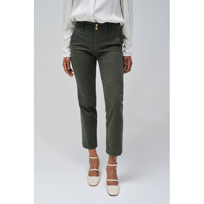 CHINO SECRET PUSH IN CROPPED SLIM - SALSA JEANS