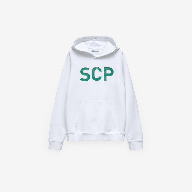 Hoodie DNA, Sporting Clube de Portugal branco <span itemprop=