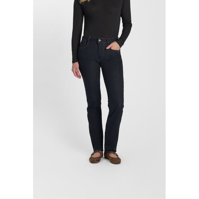 Jeans push-up droite taille haute PULP, longueur 34 blue <span itemprop=