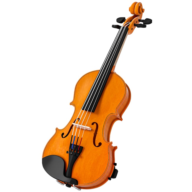 Violon Bois massif Marron marron <span itemprop=