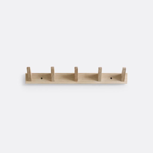 Kapstok met 5 haken in eik, Compo <span itemprop=