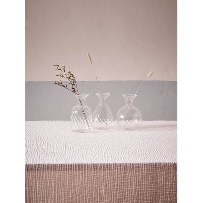 Soliflore en verre par lot de 3 Couleur transparent <span itemprop=