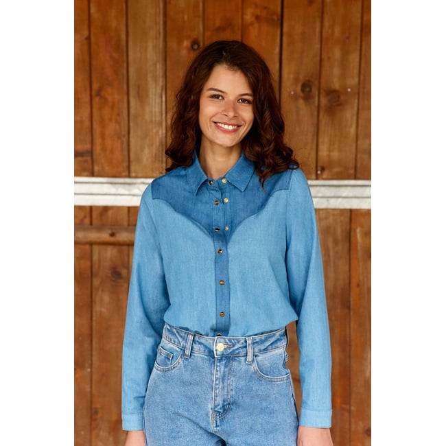 Chemise uni CLOVYO 88-stone <span itemprop=
