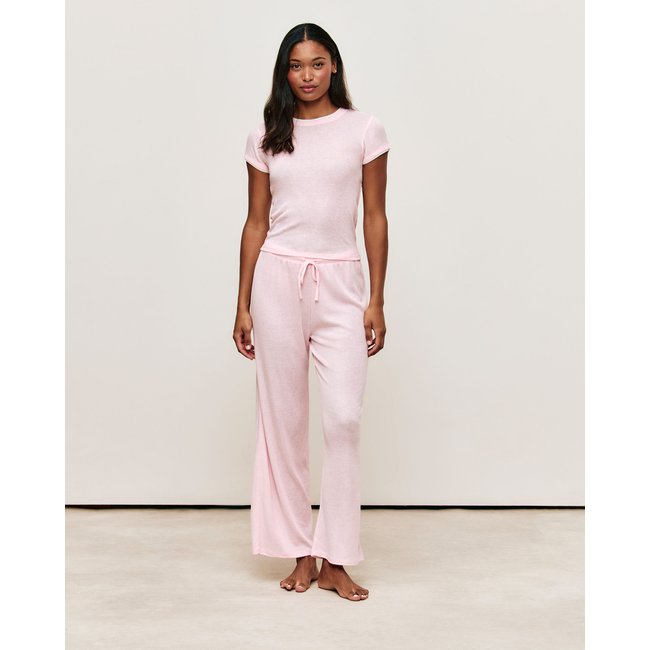 Pantalon en jersey LAYERIZ rose <span itemprop=
