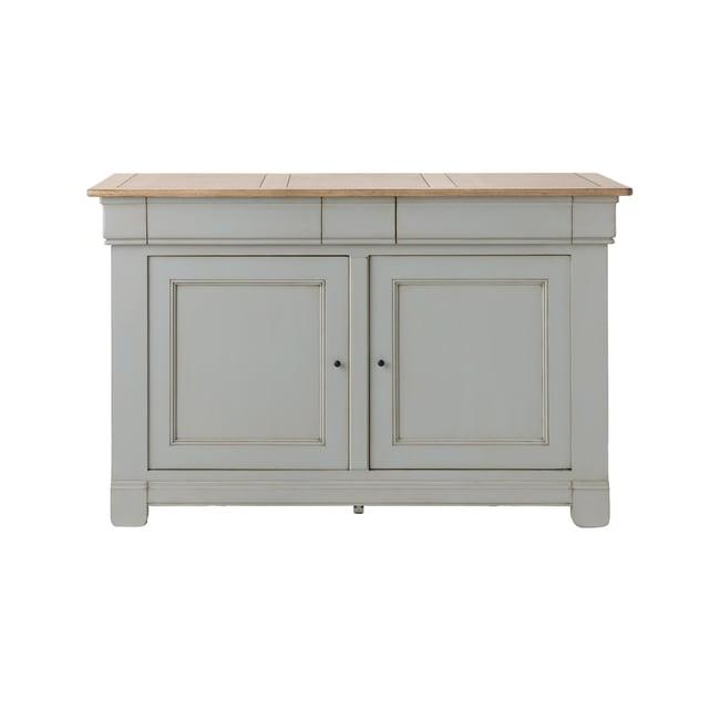Buffet bois massif 2 portes 3 tiroirs - EMBELLIE - CAMIF