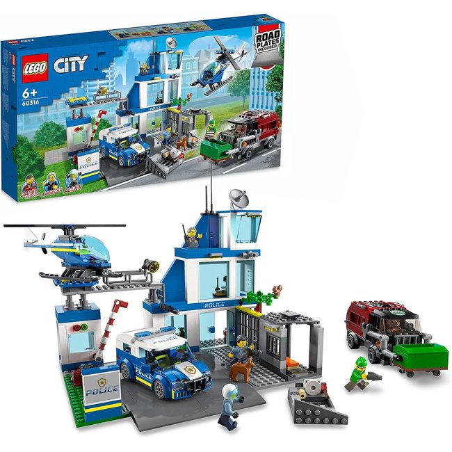 LEGO City - Commissariat de Police 60316 : Aventure Urbaine multicolore <span itemprop=