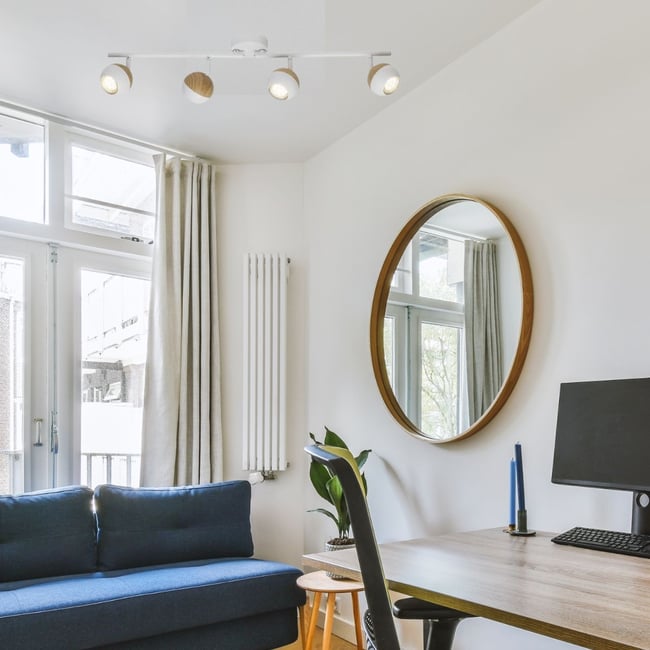 Plafonnier    lumière chaude  SCAN Couleur blanc <span itemprop=