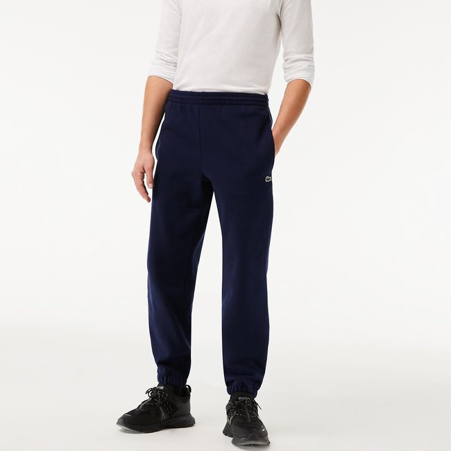 Embroidered Logo Joggers in Cotton Mix - LACOSTE