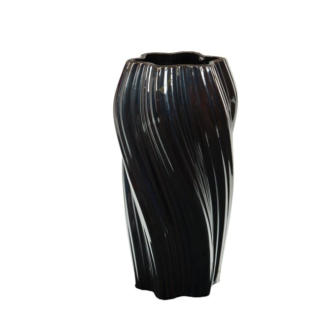 Vase Elegance petit modèle - ELEGANCE Couleur noir <span itemprop=