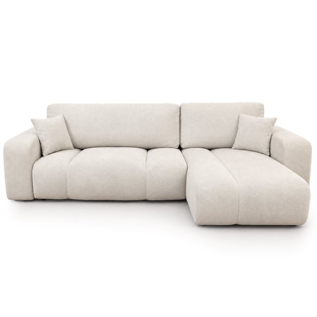 Canapé d'Angle Convertible en Tissu 4 places - MANON - BEST MOBILIER