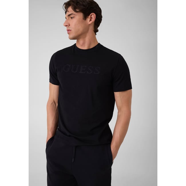 T-Shirt Avec Logo Brodé - GUESS