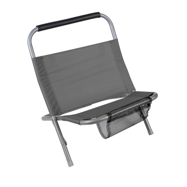 Cale dos de plage Le Delano anthracite Couleur gris foncé <span itemprop=