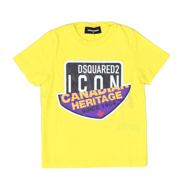 T-shirt  - Très bon état jaune <span itemprop=
