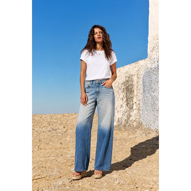 Jean imprimé tie and dye ZEPHYRU 88-tie&dye <span itemprop=