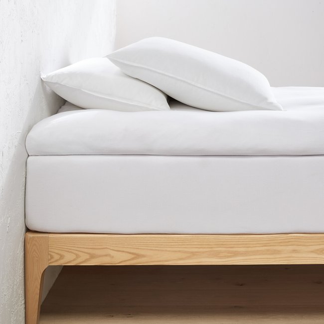 Drap-housse jersey surmatelas 30% coton recyclé - LA REDOUTE INTERIEURS