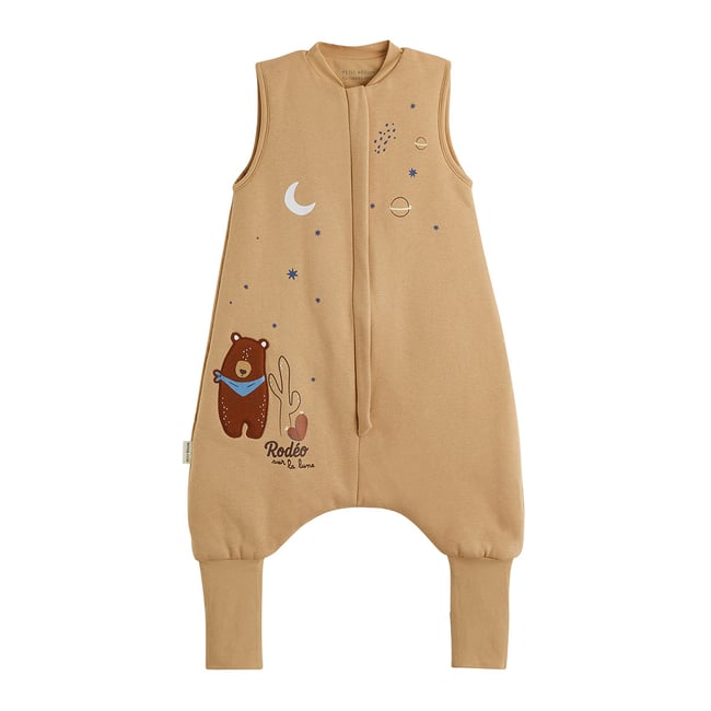 Turbulette TOG 2 en velours avec pieds retroussables Moka marron <span itemprop=