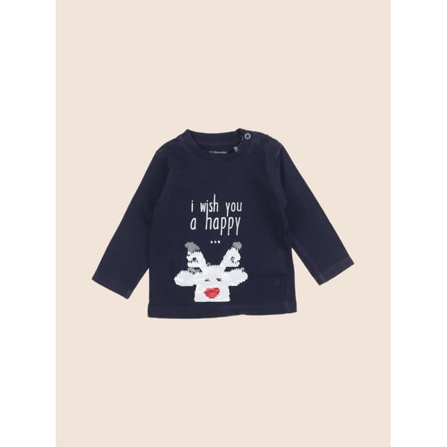 Tee-shirt - Très bon état bleu <span itemprop=