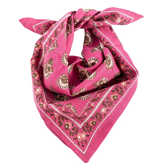 Foulard enfant imprimé en coton - BINDI ATELIER