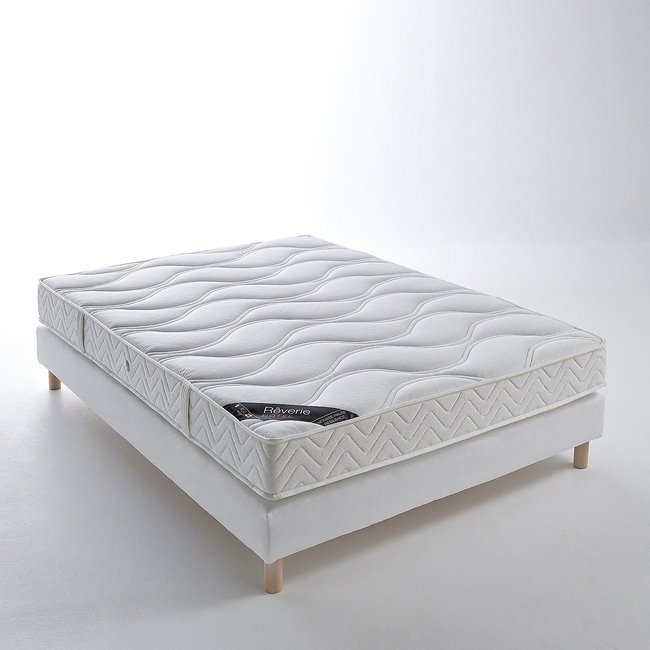 Colchón de espuma HR 55 kg/m³, tratamiento ignífugo blanco <span itemprop=