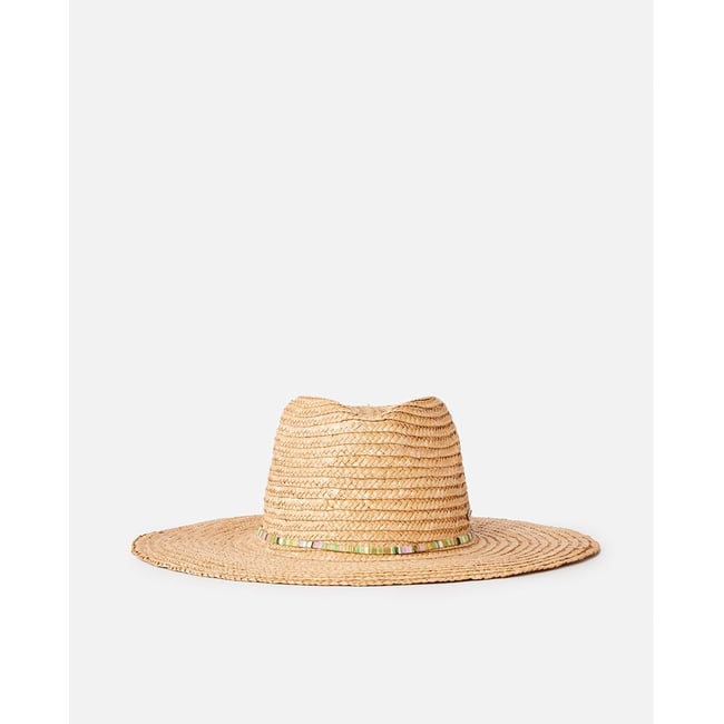 Chapeau CLASSIC SURF STRAW PANAMA tabac <span itemprop=