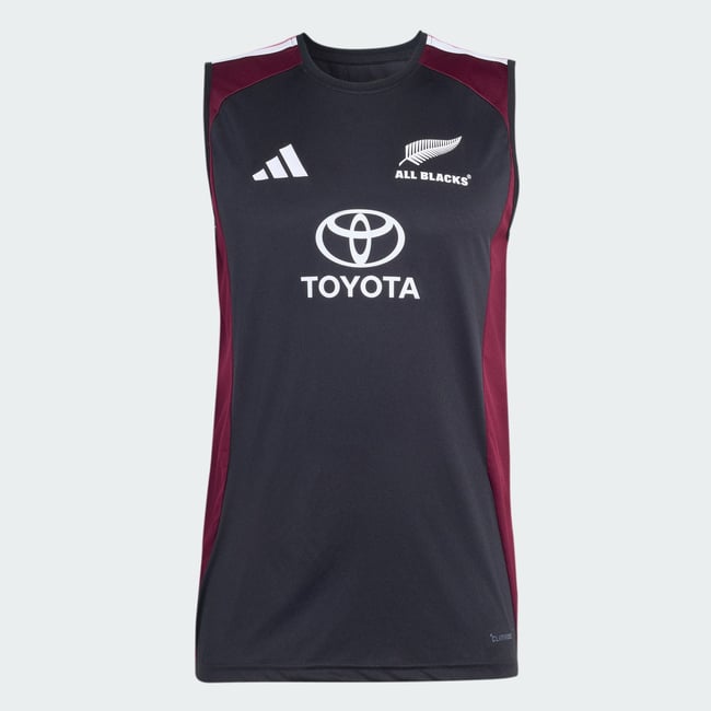 Débardeur All Blacks Débardeur All Blacks all black / maroon <span itemprop=