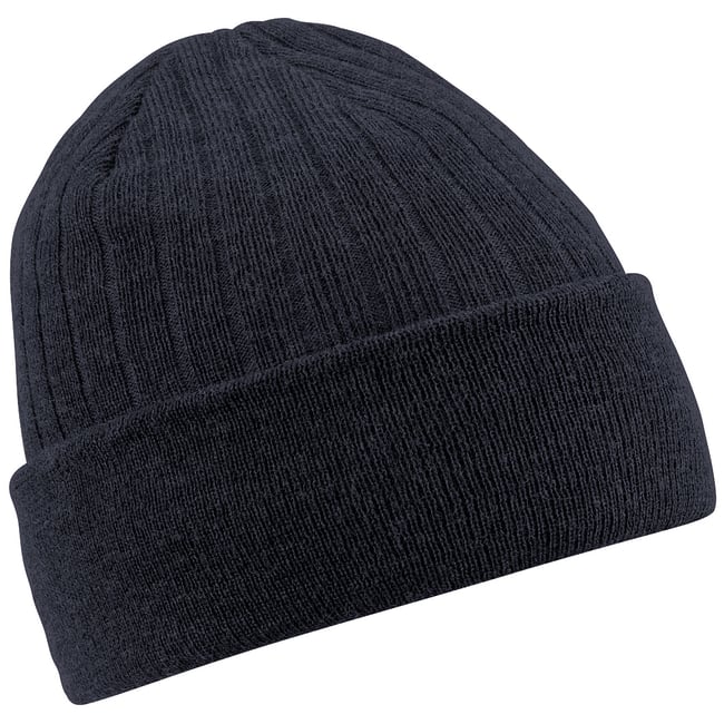 Bonnet à Revers Beechfield Unisexe - Jacquard Camouflage, Doublé, Confortable